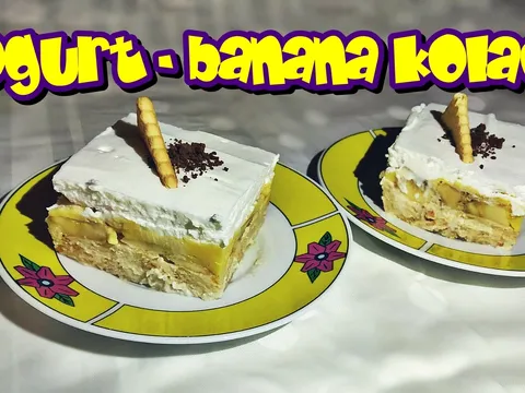 Banana - jogurt kolač - poput sladoleda // Dnevnik sa tanjira