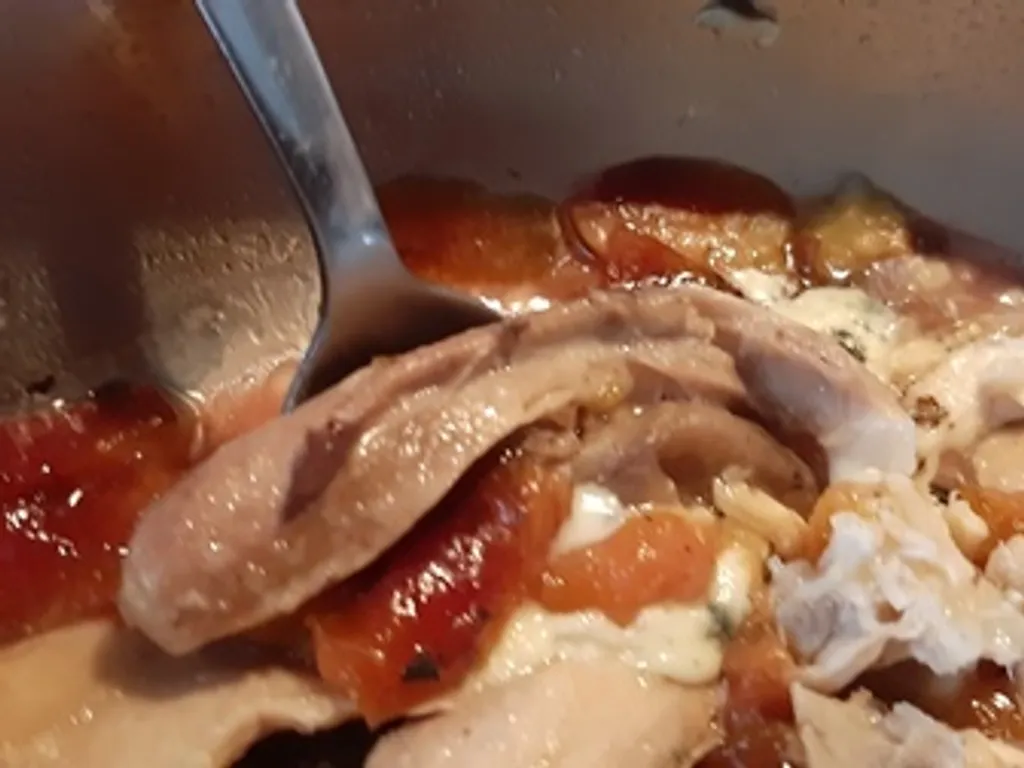 Piletina sa sosom od šljiva i gorgonzolom
