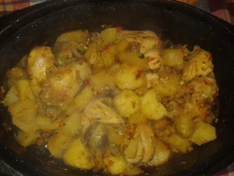 Piletina sa patlidzanom i krompirom