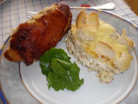 Krumpir s mileramom i pečeno meso