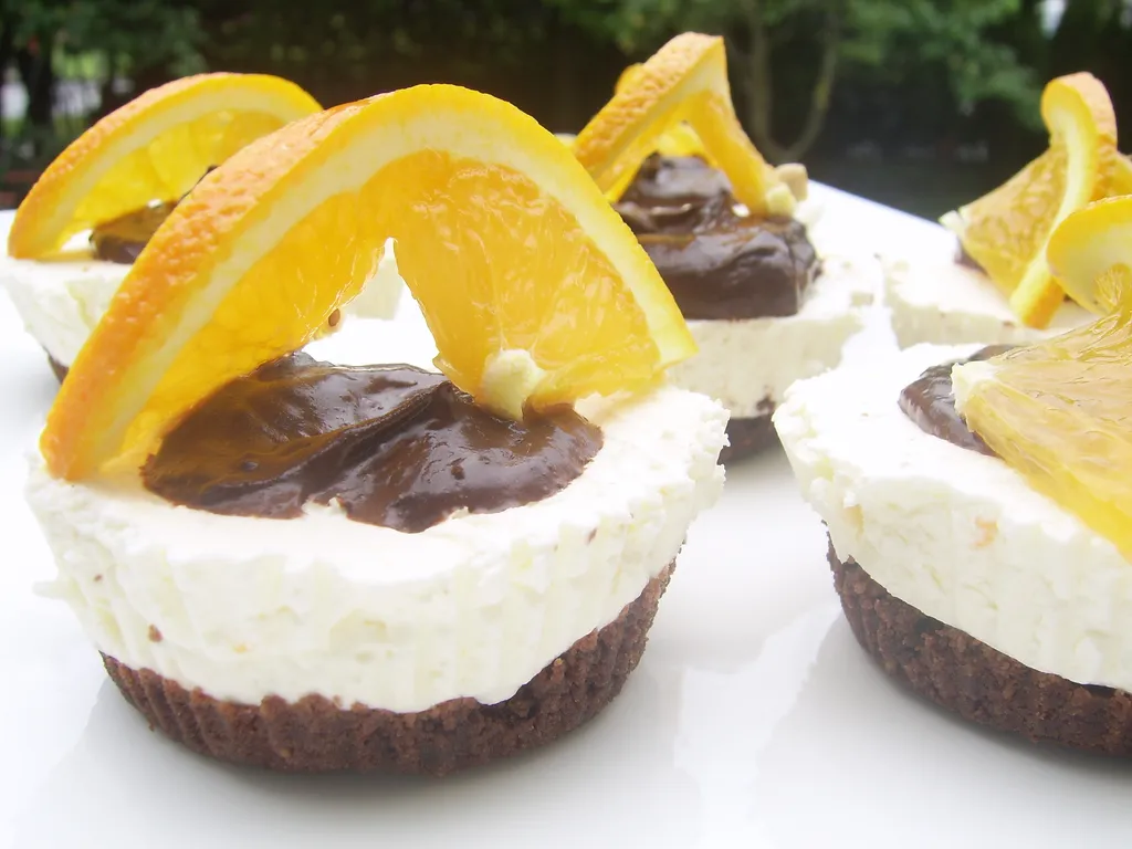 Čoko-orange mini cheesecake