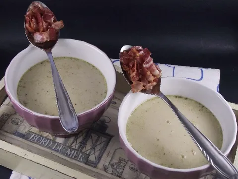 Krem supa od celera i timijana sa pančetom