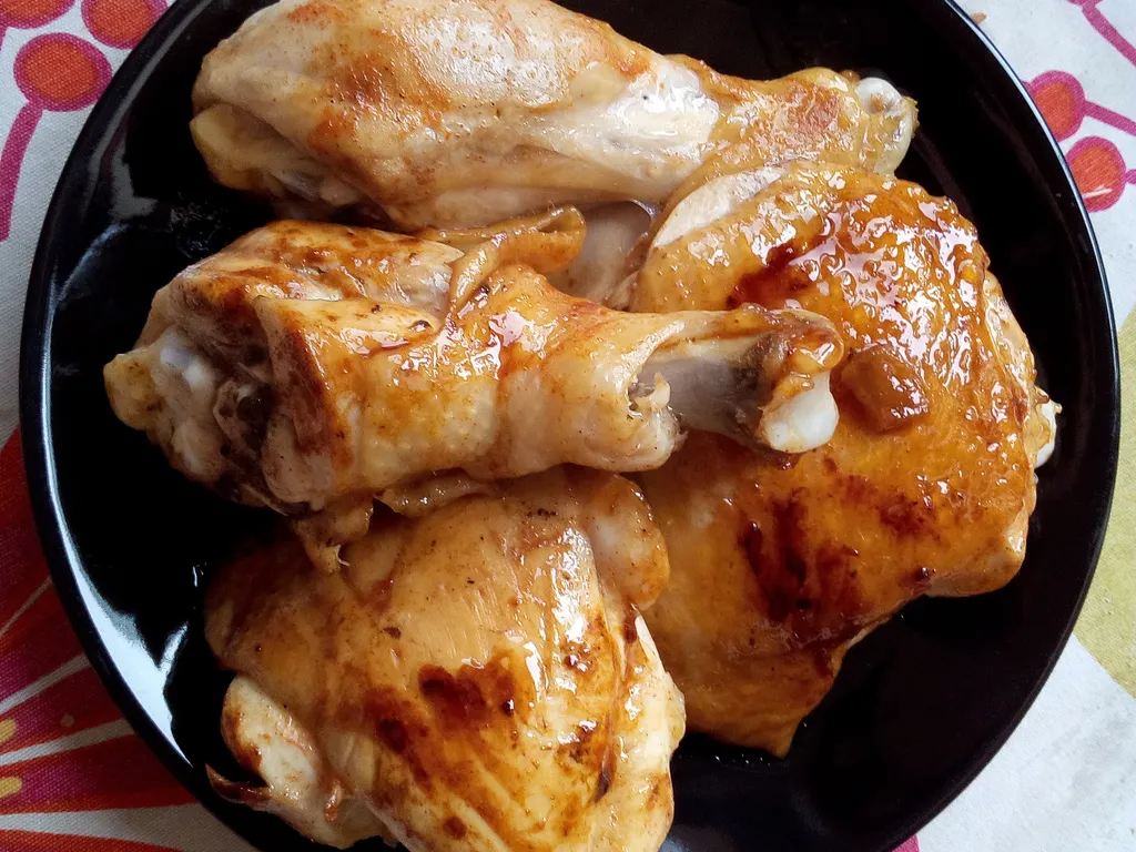 Pečena piletina sa limetom, medom i sojom