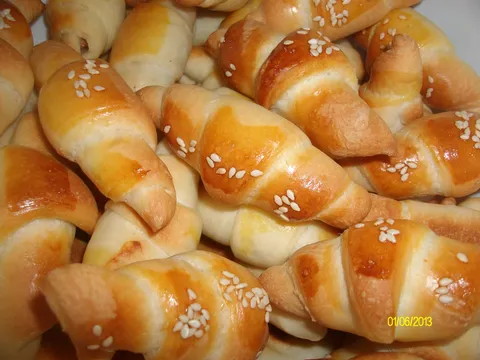 kiflice - iz pekača za kruh