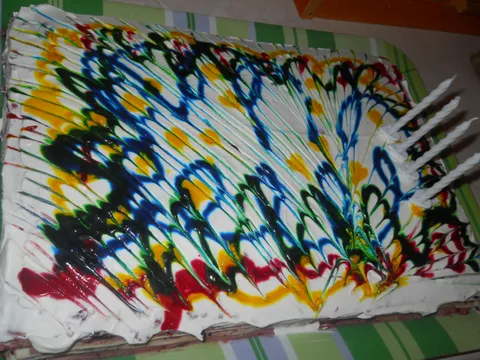 moja luda rođendanska Jason Polock torta :))