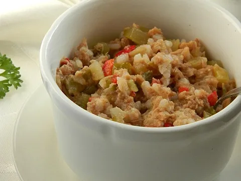 Posna salata od tunjevine i pirinča