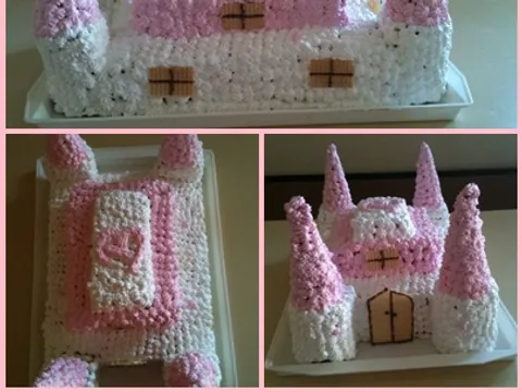 ...torta dvorac za moju polusestričnu :) ...