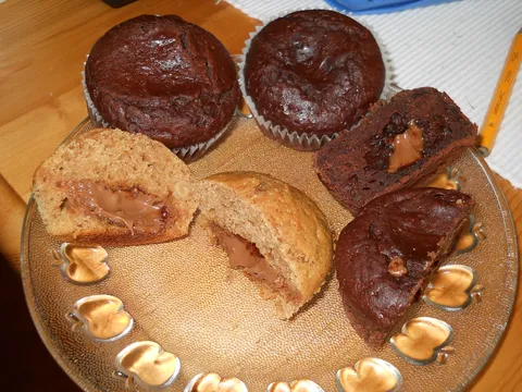 Orah-cimet muffins,i cokoladni muffins