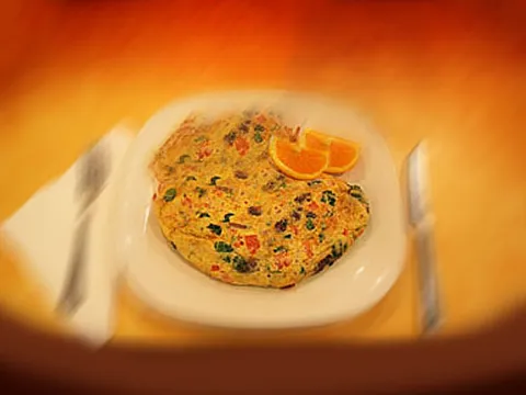 Tropski voćni omlet