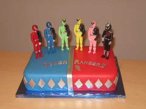 Torta Power Rangers