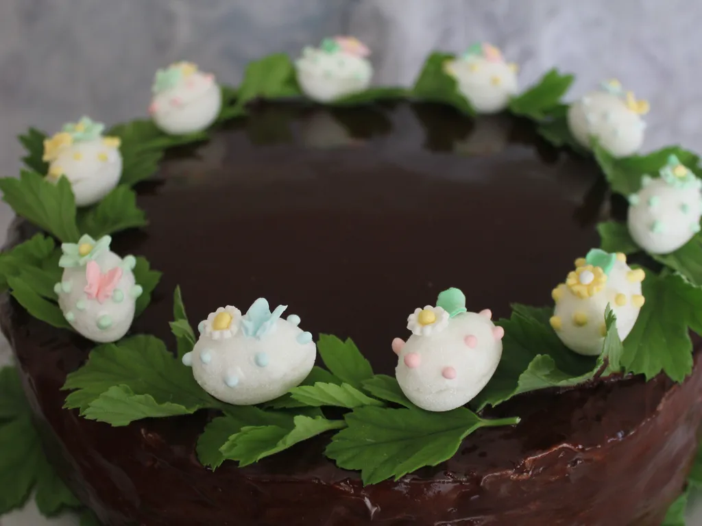 Uskrsnja cokoladna torta sa visnjama