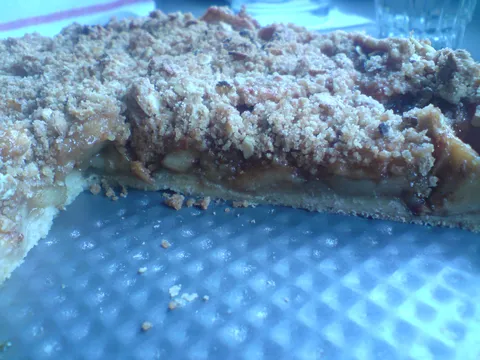 apple crumble pie..