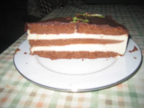 Crno &#8211; bijela torta (poklon ujaku za rođendan)