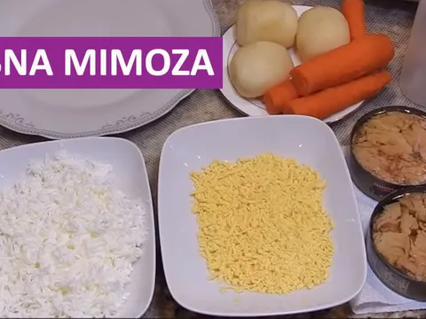 Posna mimoza salata