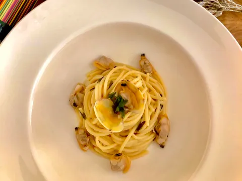 Spaghetti s vongolama❤️