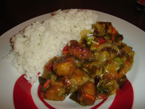 Kineska piletina sa povrćem