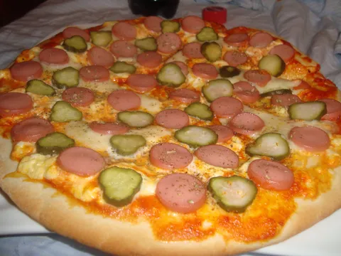 "Delicious mix" pizza