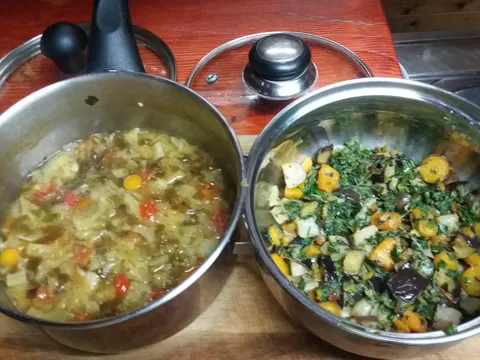Kelj juha i prilog povrce