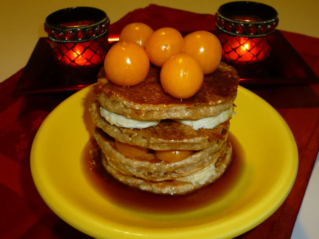 Integralni amaranth pancakes bez jaja i secera