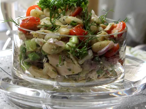 Posna salata od pasulja i tune