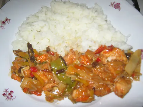 Kineska piletina sa povrćem, recept by Bomboncica