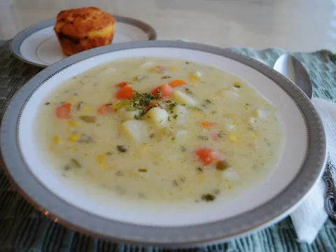 Corn and Potato Chowder/Ili supa sa kukuruzom i krompirom