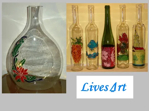 Glass painting...