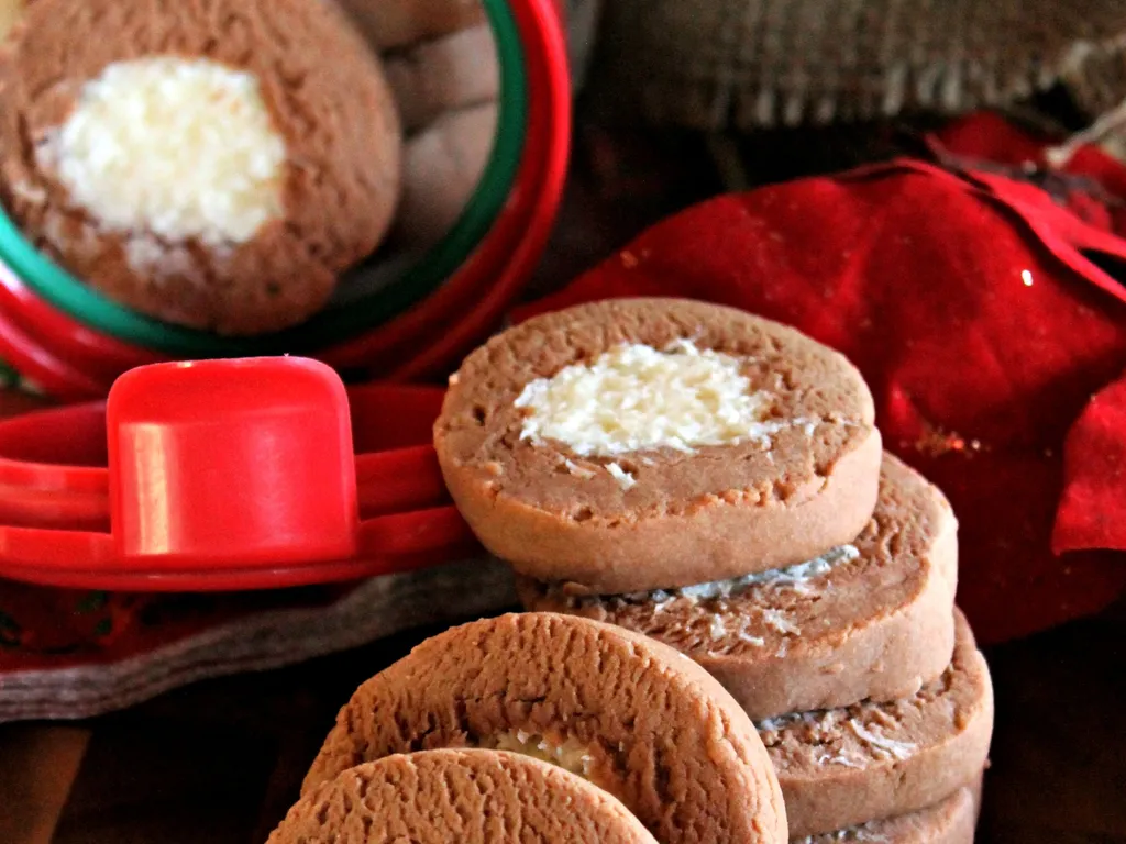 Chocolate-Coconut cookies...