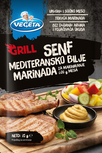 Vegeta Grill Mustard & Mediterranean herb marinade