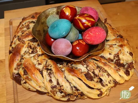 Jestivo uskršnje gnijezdo od čokolade i oraha - nevjerojatan središnji detalj na vašem uskršnjem stolu