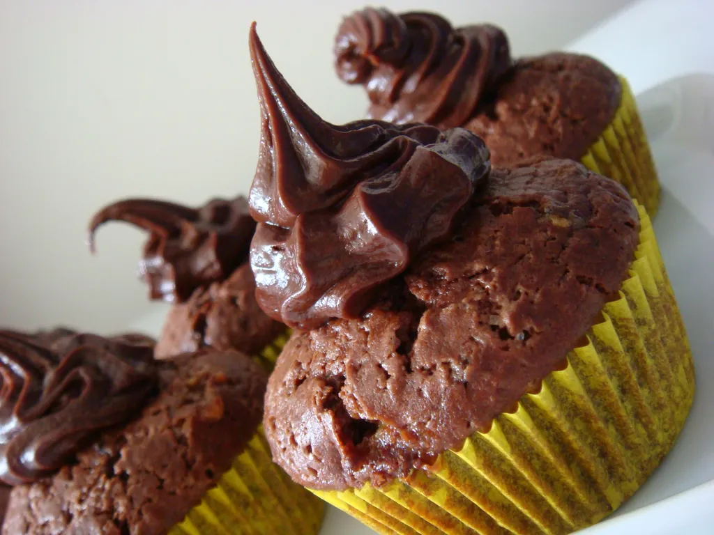 Jaffa muffins sa cokoladom ganache