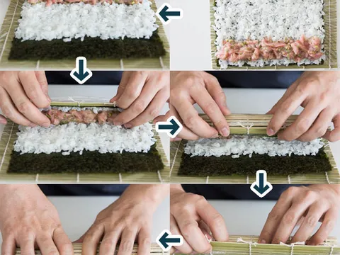 How to roll sushi
