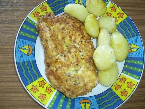 Pohana Piletina s integralnim sezamom i lanenim sjemenom