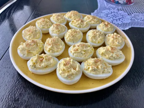 Punjena jaja ( Boursin Deviled Eggs)