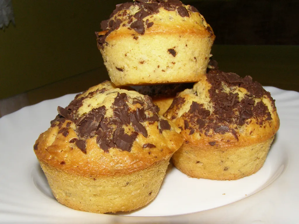 Muffinsi s komadićima čokolade