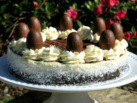 Coconut-Chocholate Cheesecake...