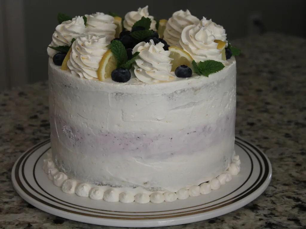 Cheesecake torta sa limunom i borovnicama