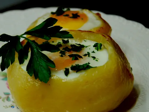 Zapečeni krompir s jajima