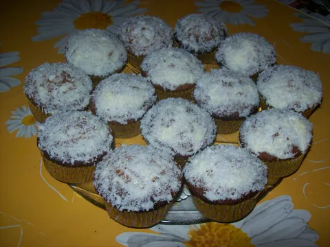 Pahuljasti čoko-coco muffini