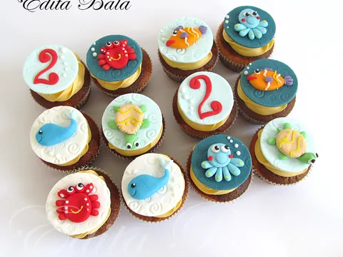 sea cupcakes / morski mafini