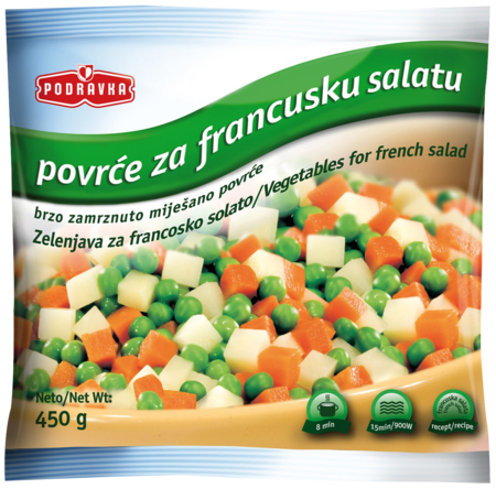 French salad vegetables