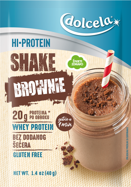 Hi protein Brownie shake