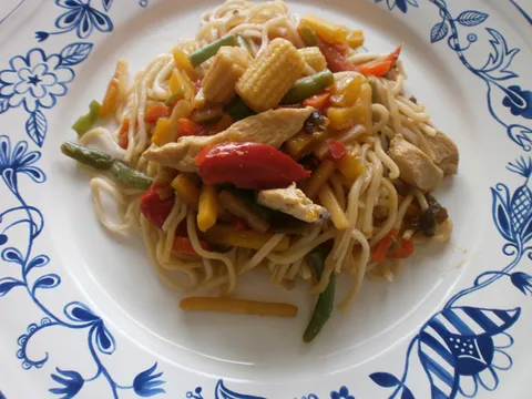 Kineski wok sa piletinom