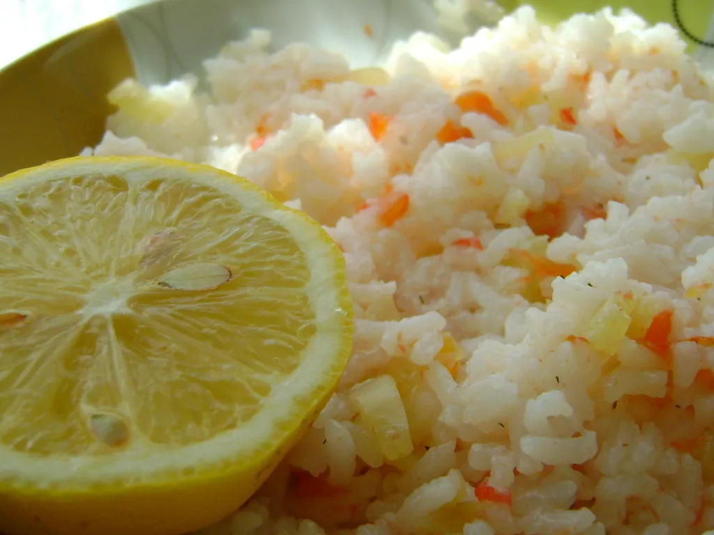 Lemon rice - paprika i paradajz