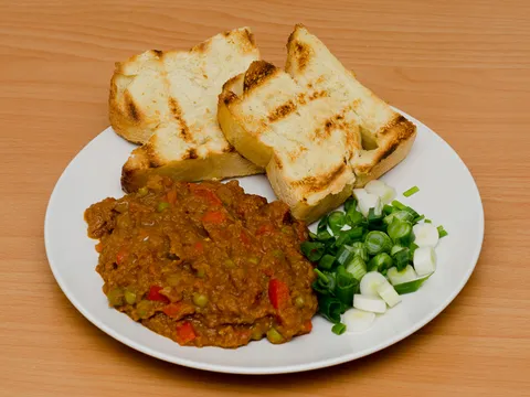 Pav Bhaji - Varivo od povrca na Indijski nacin [curry]