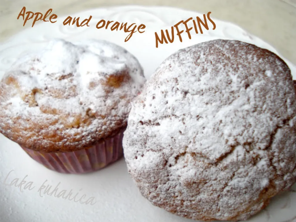 Muffini s jabukom i narančom