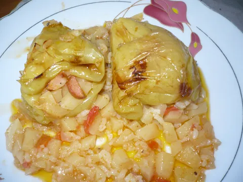 Paprike punjene krumpirom i piletinom