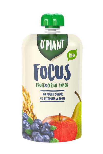 O’plant Focus sadno-žitni snack 200g