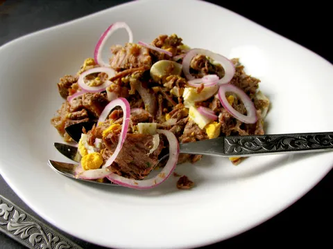 Salata od kuhane govedine i bućinog ulja by arasic
