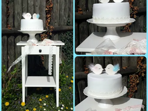 Birds Wedding Cake